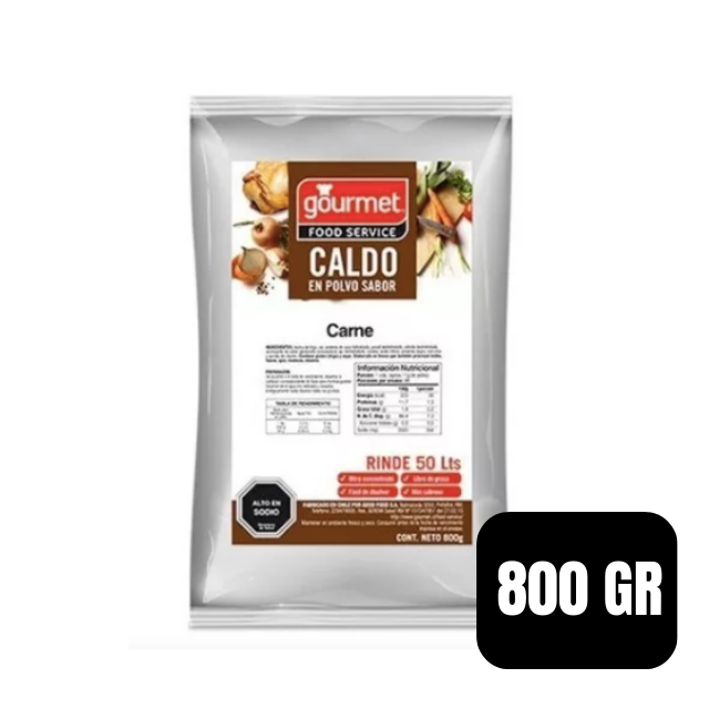 Caldo de carne Gourmet 800 gr.