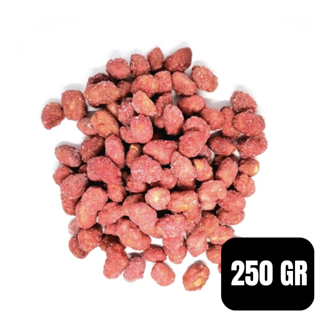 Maní confitado naranja 250 gr