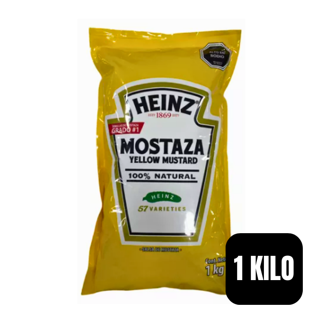 Mostaza Heinz kilo