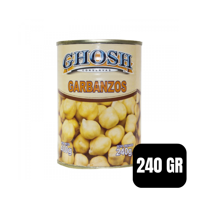 garbanzos en conserva 240 gr drenado