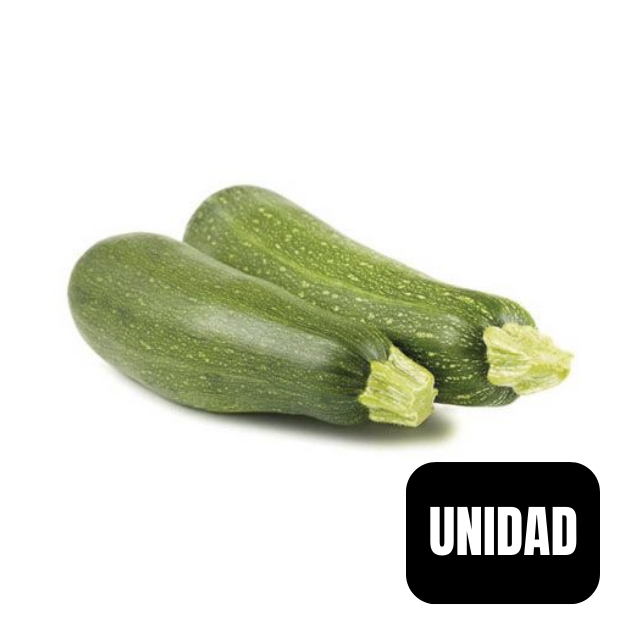 Zucchini (zapallo arabe) unidad